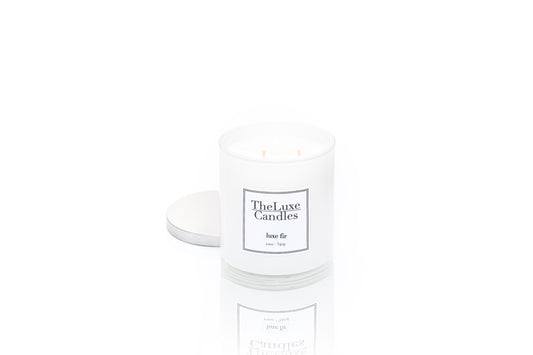 fir holiday candle
