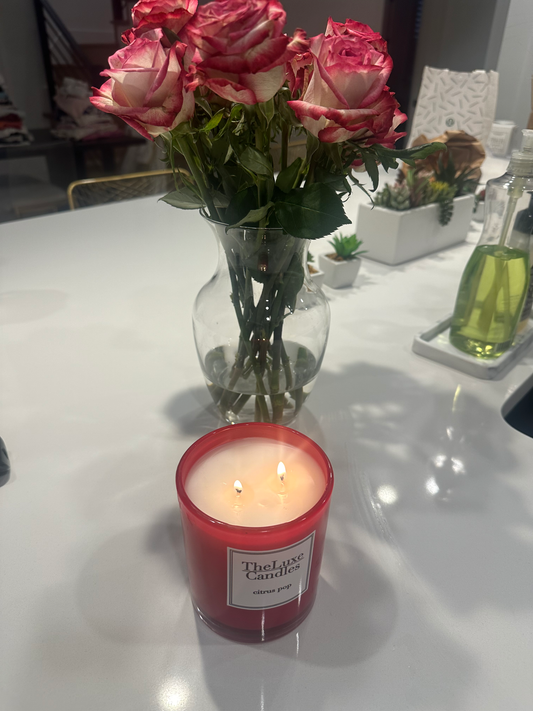 Spiked cider bitter orange and ambered sandalwood candle