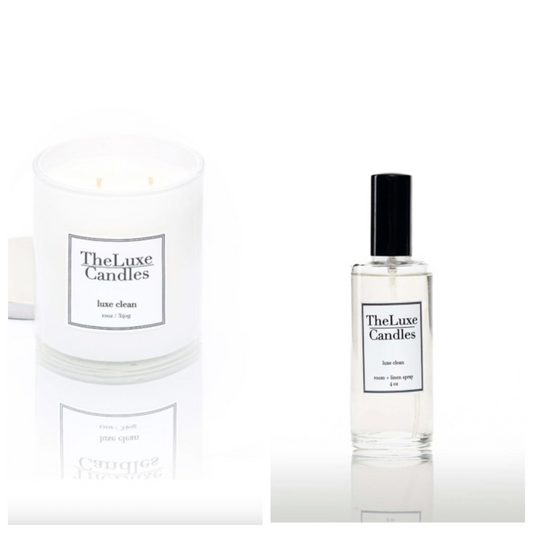 LUXE CLEAN CANDLE + ROOM + LINEN SPRAY