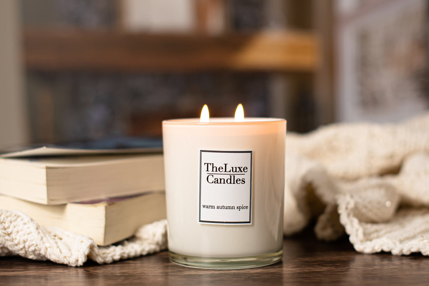 fall ginger + nutmeg candle