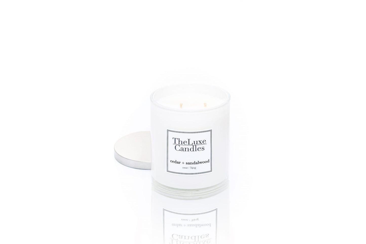 CEDAR + SANDALWOOD LUXE CANDLE