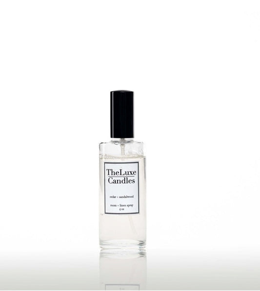 cedar, citrus  myrrh  sandalwood patchouli room + linen spray