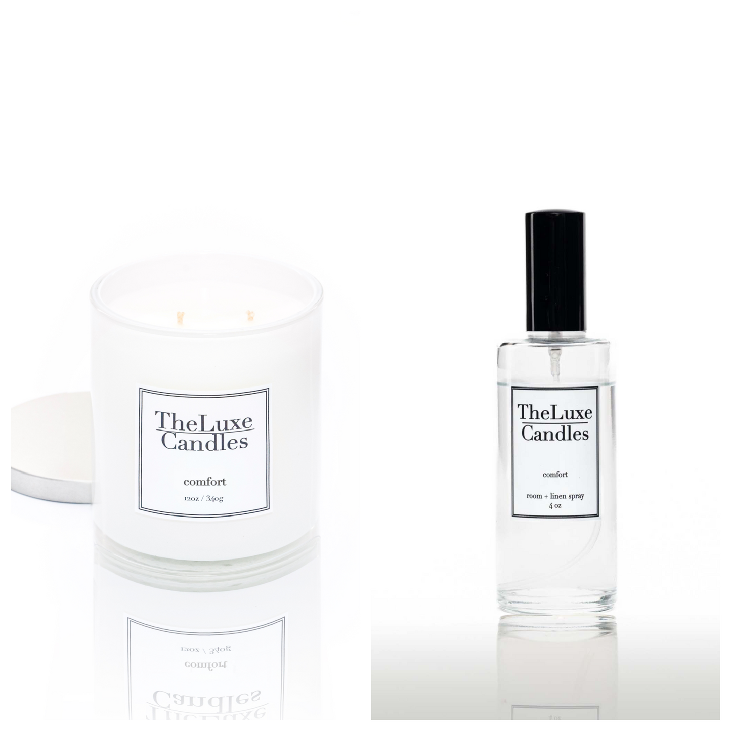 COMFORT LUXE CANDLE + ROOM SPRAY SET