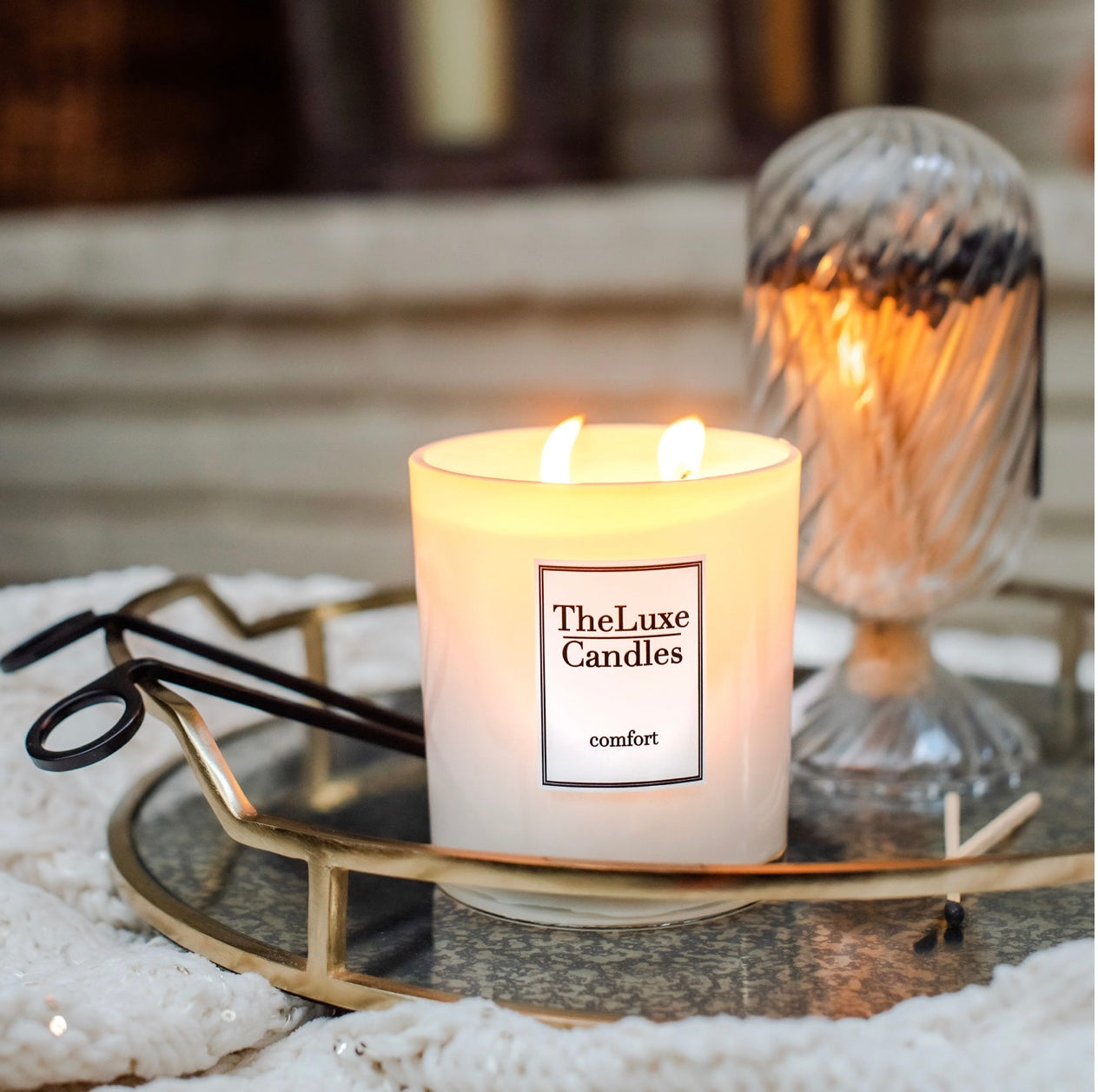 COMFORT LUXE CANDLE + ROOM SPRAY SET