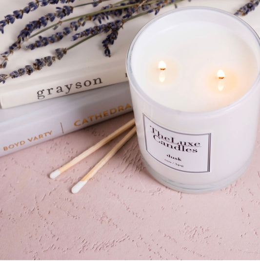 dusk mahogany rum candle