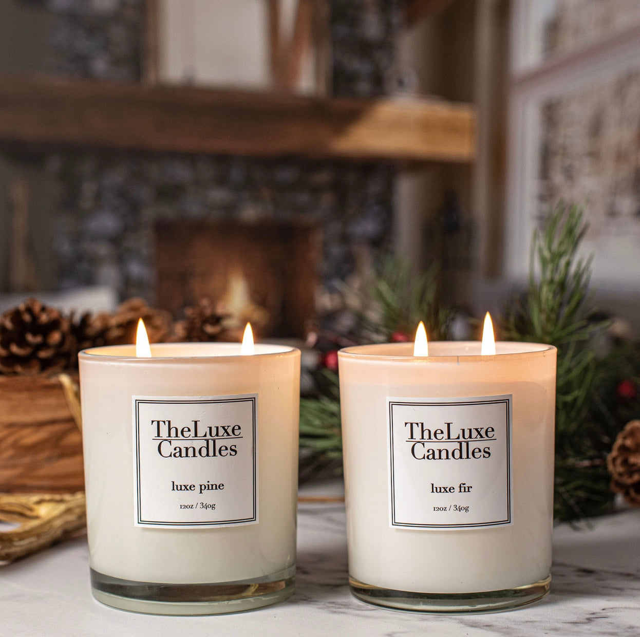 pine + fir luxe candle
