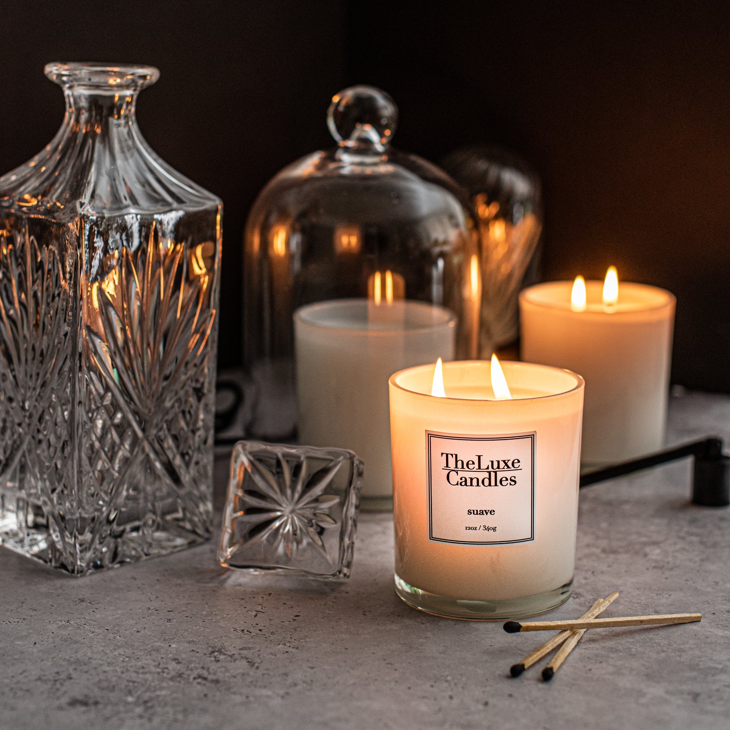 suave tobacco masculine candle