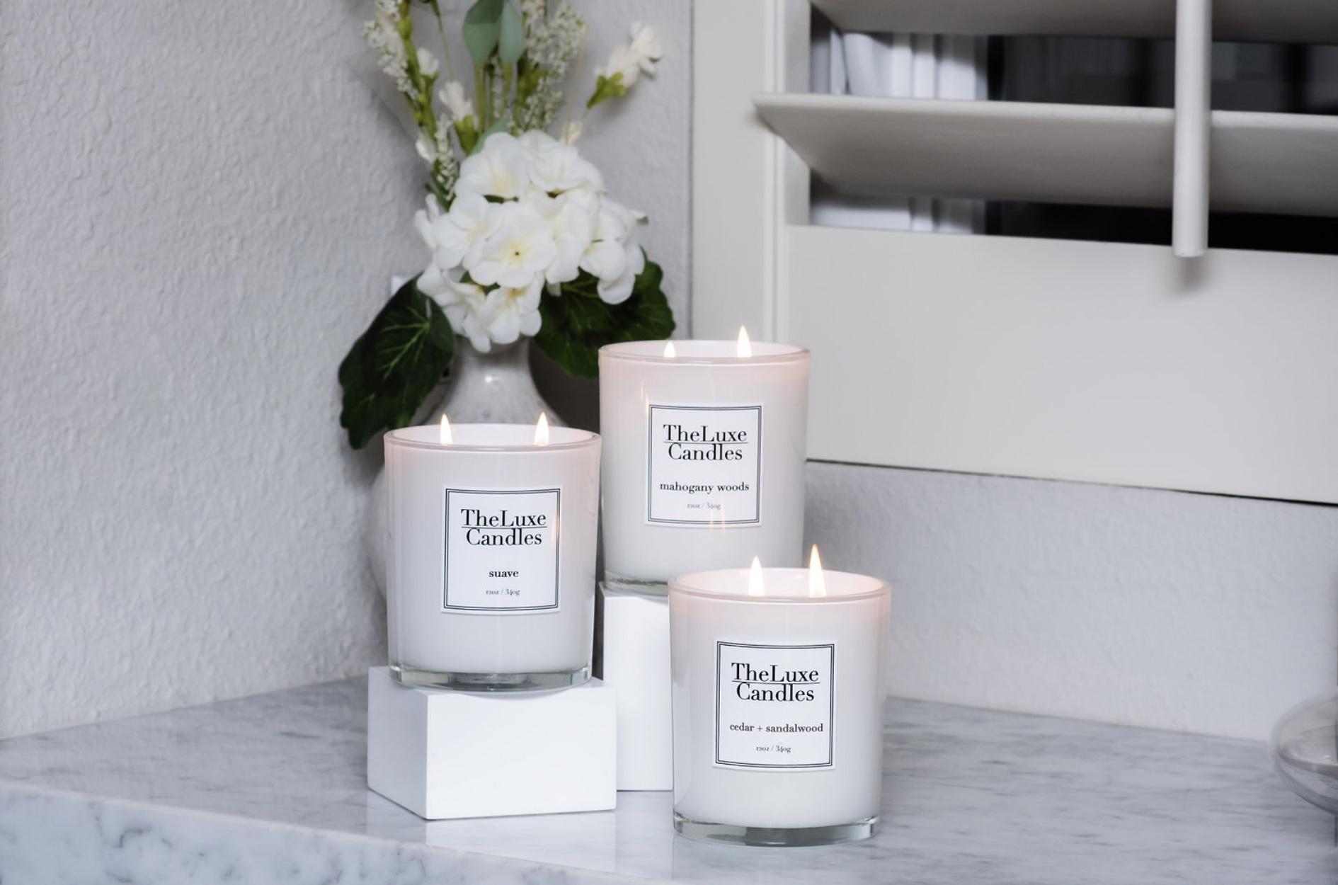 cedar, citrus  myrrh  sandalwood patchouli Candle