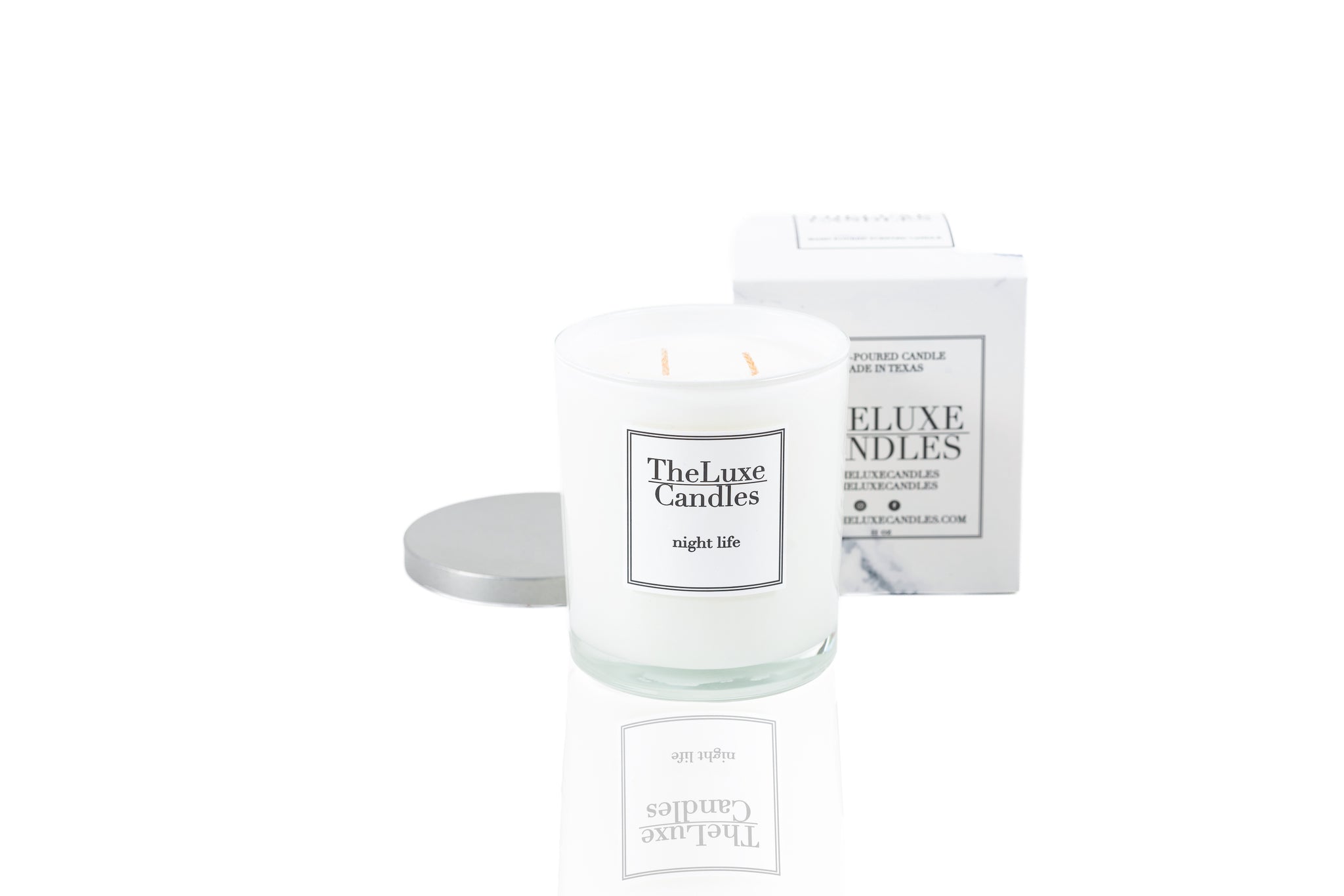 vanilla + tobacco + rum candle