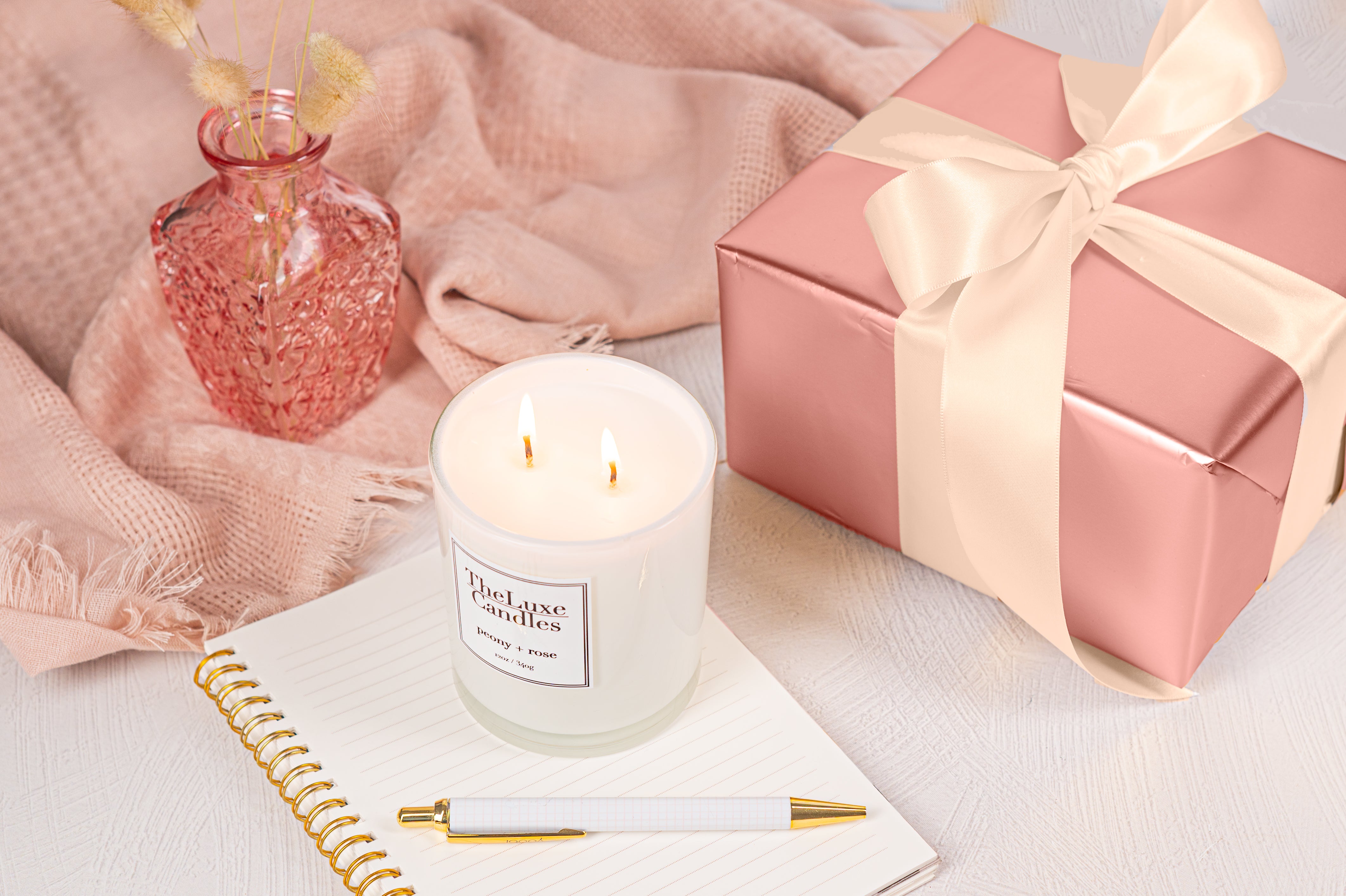 PEONY + ROSE LUXE CANDLE