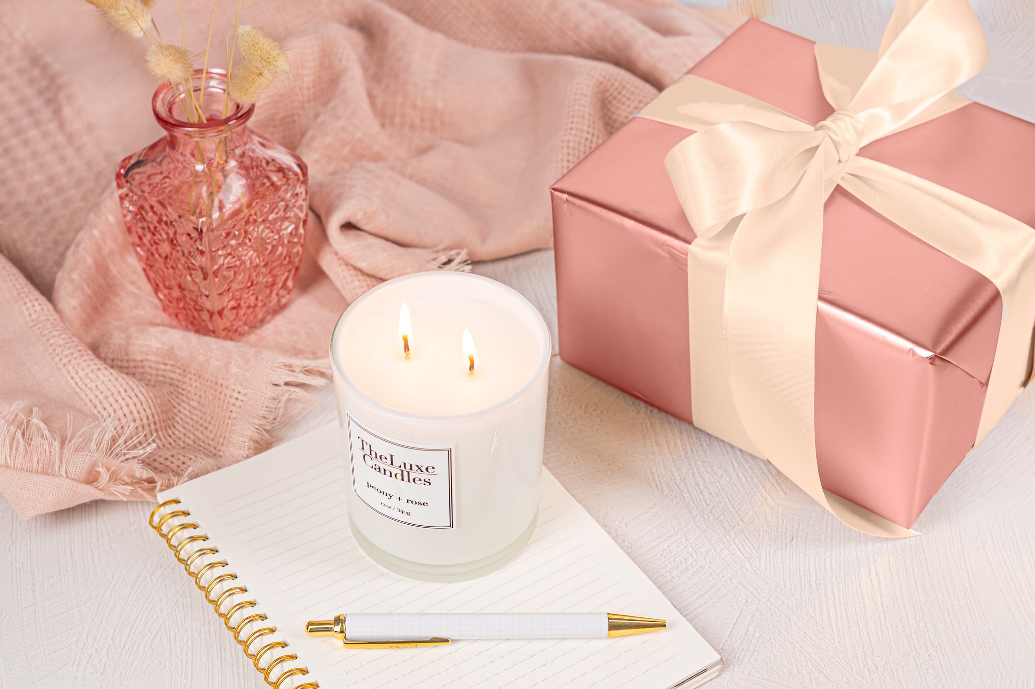 PEONY + ROSE LUXE CANDLE