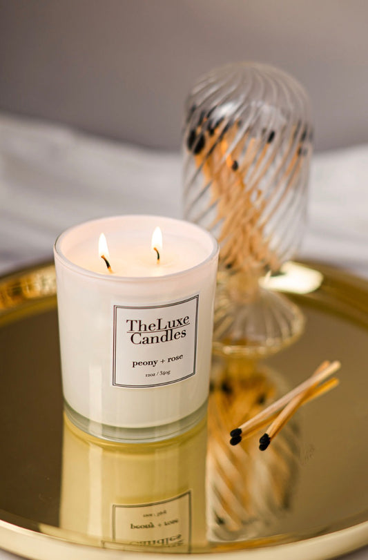 PEONY + ROSE LUXE CANDLE