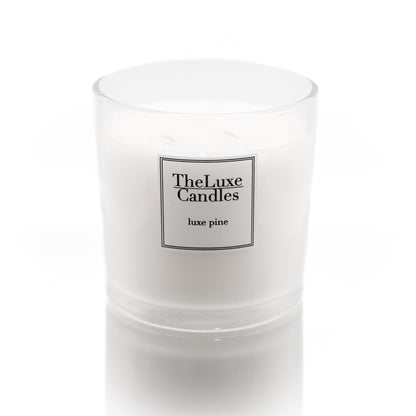 CEDAR + SANDALWOOD THREE -WICKS LUXE CANDLE