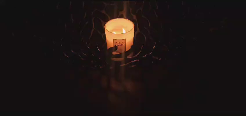 vanilla + tobacco + rum candle