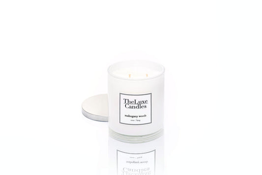 vanilla + tobacco candle