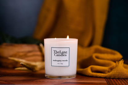 vanilla + tobacco candle